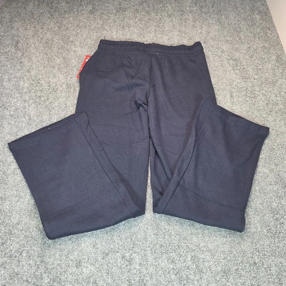 Navy Blue Wide Leg Graphic Sweatpants Size Small - Picture 5 of 7